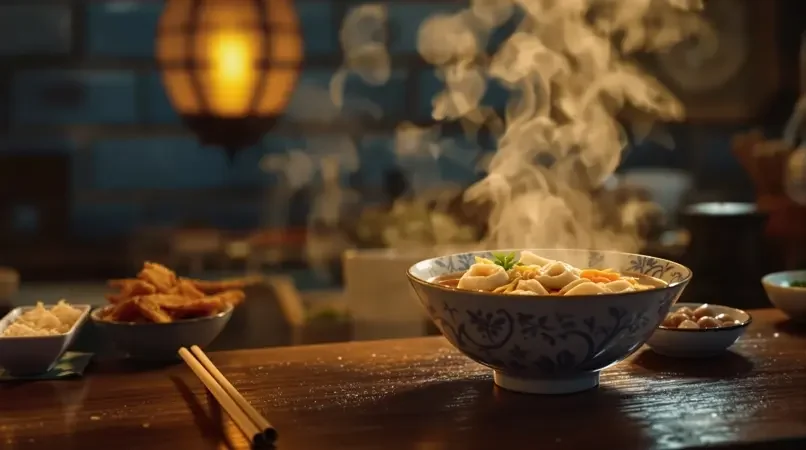星辰电影院《一碗云吞面的清晨烟火》封面