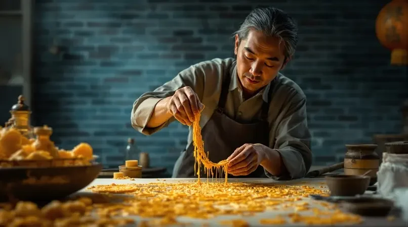 星辰电影院《非遗糖画手艺人的坚守》封面